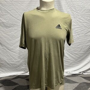 Adidas Men's Short Sleeve Khaki Tee